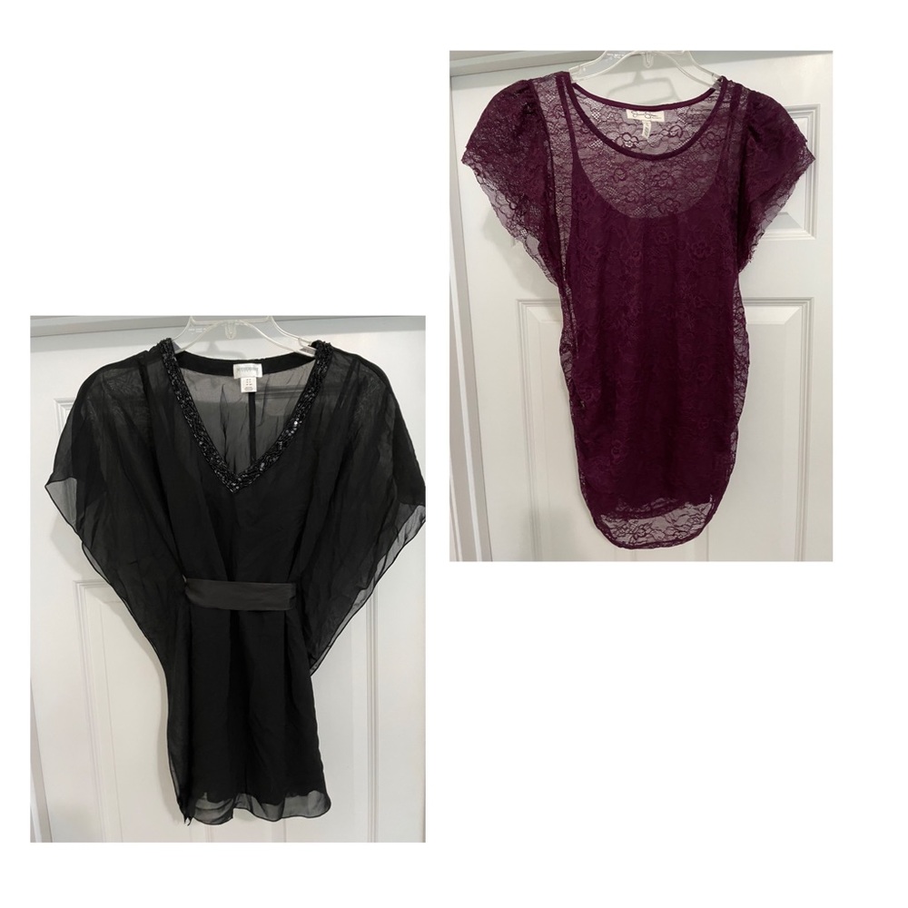 Two small Dressy maternity tops, excellent condition